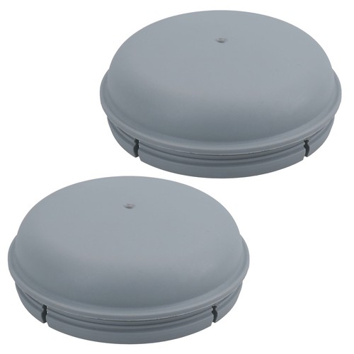 Grey plastic hub cap - x,